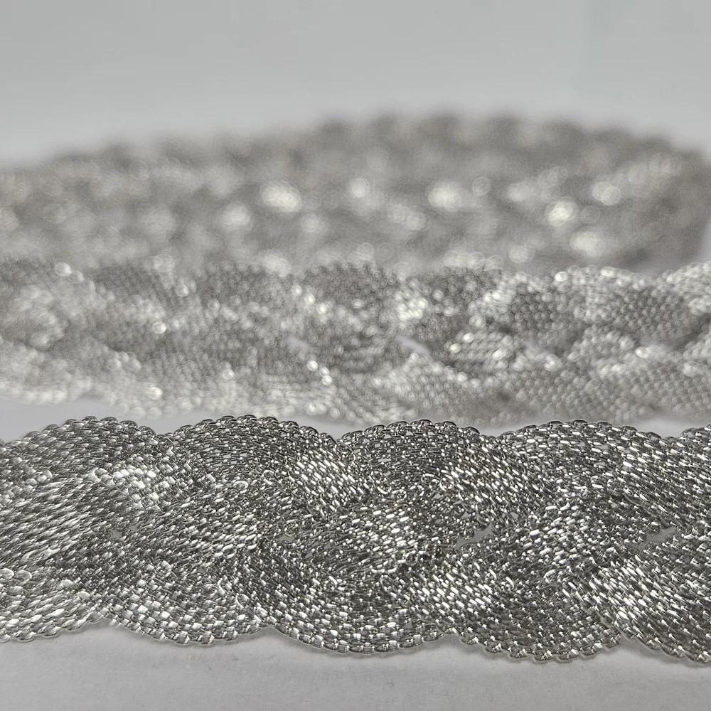 Braided Metal Mesh Belt